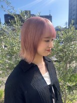 エクファ ヘア シェリル 草津 南草津店(ex-fa hair cherir) くびれヘア/アプリコットオレンジ/夏のヘアアレンジ/南草津