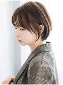 【丸みショート】小顔見せ×柔らかシルエット