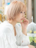 カバーヘア イヴ 戸頭店(COVER HAIR EVE)&nbsp;★ハイトーンカラーホワイトブロンド金髪マッシュ20代30代★1