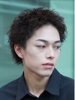 フィフス 天神大名(fifth) 天神大名スパイキーパーマメンズパーマスパイキーショート30代