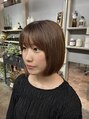 スエシカ(hair&foliage suecica) コンパクトにまとまるボブ