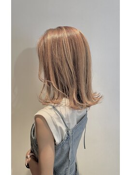 オーガスト ヘア ネイル(AUGUST hair nail) 抜け感ボブハイライト