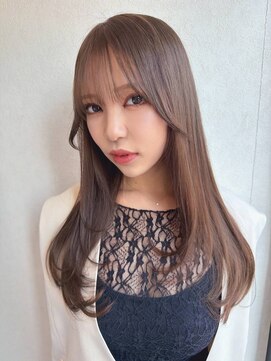 アース 一宮店(HAIR & MAKE EARTH) 20代30代◎冬の暗めカラー×くびれレイヤーカットで小顔美人