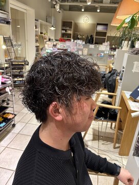 エムプラス センター北(M.plus) メンズウェーブパーマ