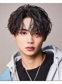 MEN’S HAIR/波巻きツイストスパイラル/リバースセンター