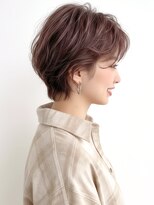 カバーヘア ブリス 戸田公園西口店(COVER HAIR bliss)&nbsp;ニュアンスショートパーマ/春カラー/ココアブラウンp戸田公園