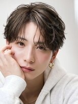 オーシャントーキョーオーバー 渋谷(OCEAN TOKYO OVER)&nbsp;フェザーパーマニュアンスパーマセンターパートショート