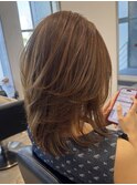 20代30代40代50代王道ワンカールひし形レイヤーブラウンカラー