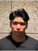 ツーブロ毛流れ