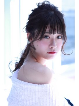 カシュカシュ 表参道(cache cache) cache cache☆ブルーアッシュとゆるポニー