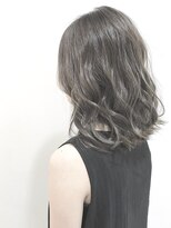 フレイムスヘアデザイン(FRAMES hair design)&nbsp;セミディ×スカイグレージュカラー