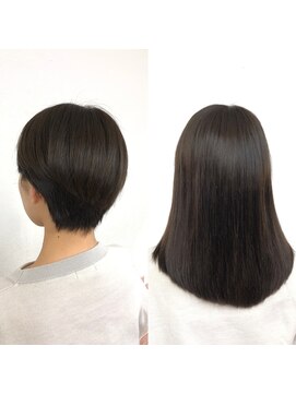 エクステ専門店あるじゃんすー 宇都宮店 NaturalBlack：MediumBob