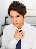 メンズ　社会人　ビジネス　髪型　
