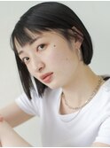 丸みボブ×黒髪・instagram @no8_doc_shinichi