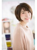 素髪感…計算ずくの前下がりボブ【miq日暮里】