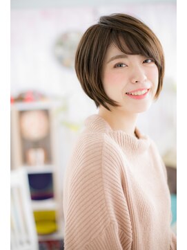 ミック 日暮里店(miq) 素髪感…計算ずくの前下がりボブ【miq日暮里】