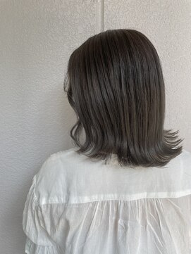 エイル 西梅田(eyl) 外ハネBob × オリーブブラウン ☆