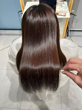 ロンドメリア 天神大名店(Lond Melia) ★大人ガーリー艶髪チョコレート髪質改善★ #髪質改善#縮毛矯正