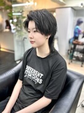 ディア(.eer) 中性女子さんにオススメ♪アップバングウルフ/中性ウルフ