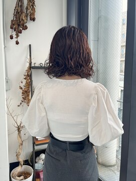 ロビン アンド ダルク(robin&darc) 【robin】【darc】ラフパーマ/ニュアンスオレンジボブ