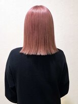 フェール(faire)&nbsp;ホワイトピンク・結べるボブスタイル