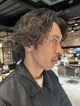オーガニック アトリエ 大宮(organic+atelier) 20代30代メンズツイストパーマ束感オシャレ感ウルフ
