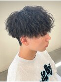 メンズ 縦落ちツイストスパイラルパーマ 縦落ちツイスパ