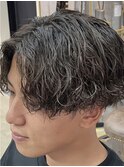 根本緩めセンターパートスパイラルパーマ[相模大野/メンズ/町田]
