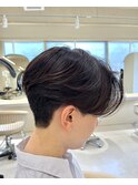 センターパート/マッシュ