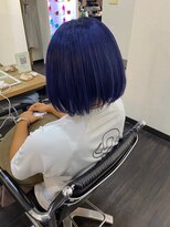 美容室 フォーリア Foglia&nbsp;【Foglia坪来】ブリーチカラー　サファイアブルー