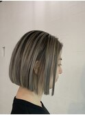 シャドウルーツエアタッチバレイヤージュ白髪ぼかし