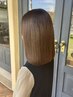 【髪質改善Lv.☆☆】カット+髪質改善ヘアエステ （蟹江）