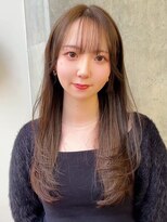 ミリ(mm)&nbsp;レイヤーカット/くびれヘア/くびれレイヤー/ベージュカラー