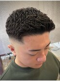 濡れパン　アイロンパーマ