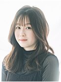 ナチュラルブラウンベージュミディアムセミロング10代20代