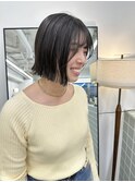 外はねボブ×髪質改善ストレート