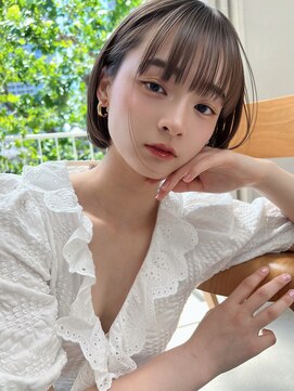 アミー 駒澤(Ammy komazawa) ボブ|顔周りカット|小顔カット|タッセルボブ |丸みボブ