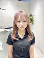 ジーナ 渋谷神南(Zina)&nbsp;［amika指名］ピンクベージュ/ピンクカラー/ハイトーンピンク