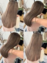 ウル 岡山駅店(ULu.)&nbsp;ハイトーンハイライトミルクティーベージュダブルカラー岡山駅