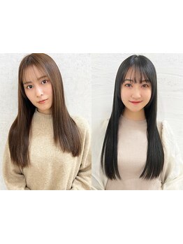 【カット＋カラーoggi ottoヘッドスパ\12800】乾燥した髪に栄養補給を高めるプロの保湿技術でうるツヤに◎