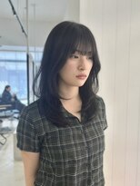 ビューバイネオリーブ 用賀店(Beau'r by neolive)&nbsp;黒髪クラゲヘアーオリーブグレー小顔ココアベージュ[用賀]
