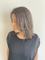 フープヘアールコレ(HOOP.HAIR Lukore)&nbsp;ミディアムレイヤー/艶ベージュカラー