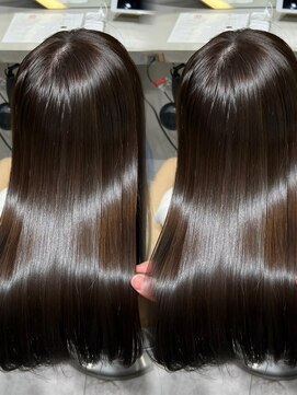 ロンドウル 熊本(Lond ulu) 小顔に見せるヘア/暗髪カタログ/髪質改善/縮毛矯正/韓国ヘア