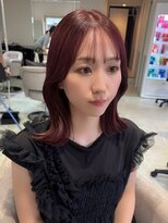 デュノヘアー 神戸三宮店(DUNO hair)&nbsp;くびれミディ×ピンクラベンダー