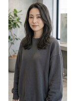 テンペランス(Temperance.)&nbsp;【脱白髪染め】大人上品な白髪ぼかしハイライト×極上艶ミディ