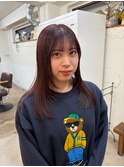 ラベンダーピンク/ミディアムレイヤーカット/イメチェン/恵比寿