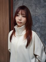 ブロック ジャポン(bloc japon)&nbsp;レッドオレンジカラー×レイヤーカット