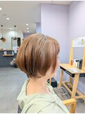 丸みショートボブ