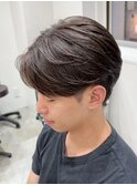 韓国ショートセンターパート×曲がる縮毛矯正【八王子】