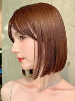 ルート 南堀江(route) 大人女性に似合う/上品な韓国風ショートボブ/美人ストレートヘア